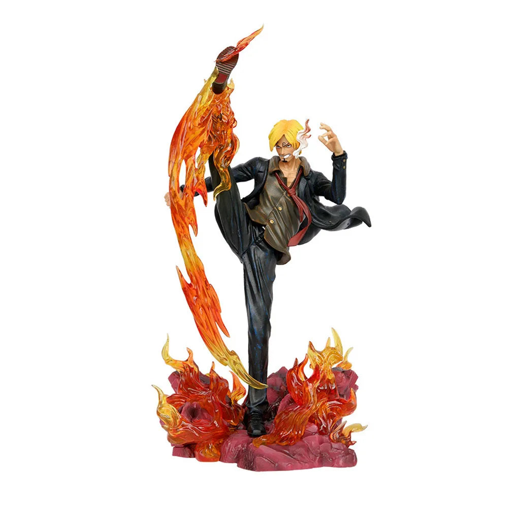 34cm One Piece Anime Figure Devil's Feet Sanji Figures PVC GK Statue Action Figure Model Statue Collection Decoration Toys Gift 34cm One Piece Anime Figure Devil's Feet Sanji Figures PVC GK Statue Action Figure Model Statue Collection Decoration Toys Gift